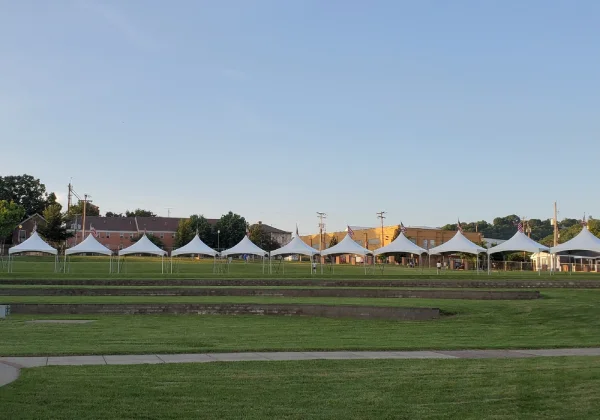 Tent Rental Tampa - Row of Smaller Outdoor Event Tents