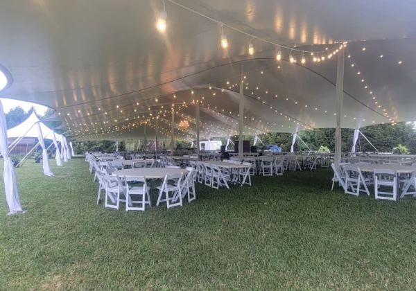 Tampa Outdoor Event Tent Rental - Interior View