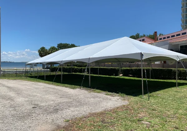 Casual Tampa Outdoor Event Tent Rental - Exterior View